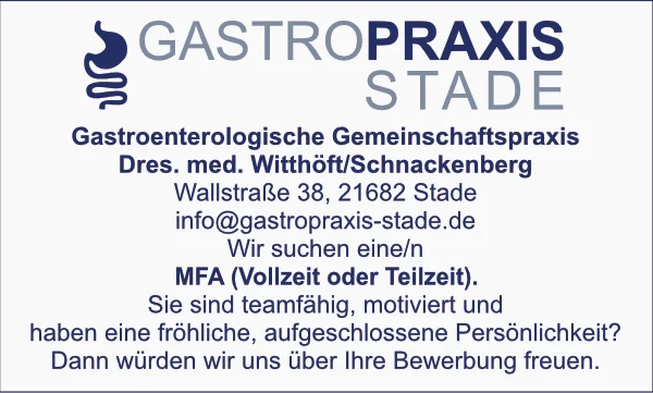 Stellenanzeige MFA Stade